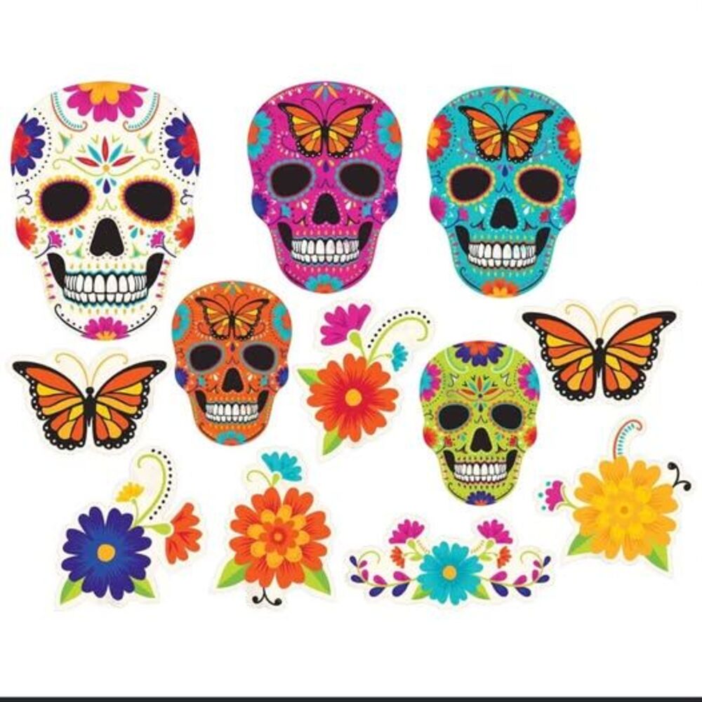 Skull Paper Cutouts